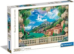 Puzzle Clementoni 3000 pieces: Terrace by the lake