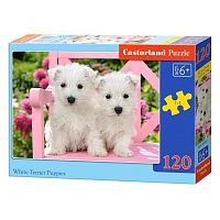 Puzzle Castorland 120 details: Puppy Terrier