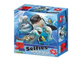 Prime 3D puzzle 48 pieces: Ocean selfie