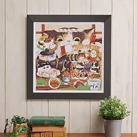 Pintoo 900-piece puzzle: Keyto. Sushi shop for cats
