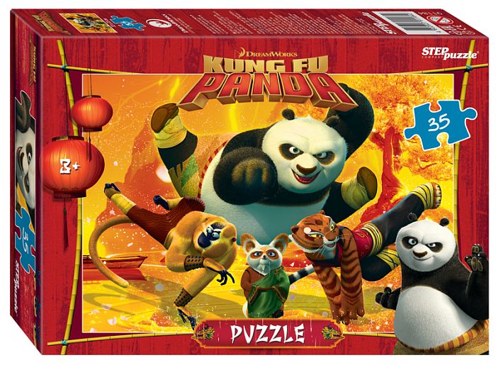 Puzzle Step 35 details: Kung fu Panda (DreamWorks, Multi) 91184