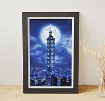 Pintoo 1000 Pieces Puzzle: Moonlit Night. Taipei