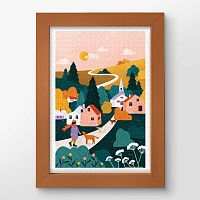 Pintoo 600-piece puzzle: Bea Muller. Country walk