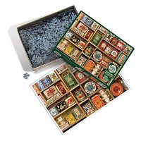 Cobble Hill Puzzle 1000 Pieces: Vintage Tin Cans