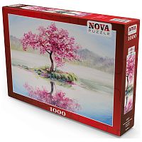 Nova 1000 Puzzle pieces: Pink Cherry blossom, Sakura