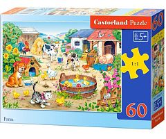 Puzzle Castorland 60 details: Farm