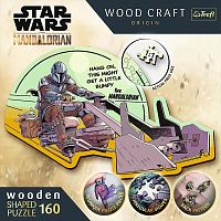 Wooden Trefl Puzzle 160 pieces: Mandalorian - Reunion