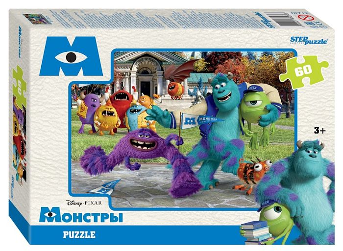 Step puzzle 60 pieces: Monsters 81230