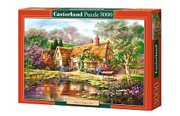 Puzzle Castorland 3000 details: Twilight at the pond