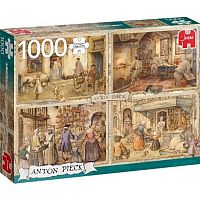 Puzzle Jumbo 1000 pieces: Bakeries of the 19th century