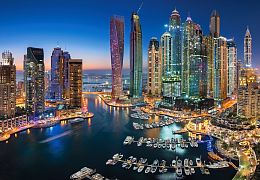 Puzzle Castorland 1500 details: the Dubai skyline