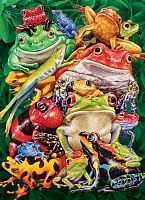 Cobble Hill Puzzle 1000 pieces: Frogs