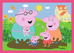 Puzzle Trefl 35#48#54#70 details: Peppa loves adventures