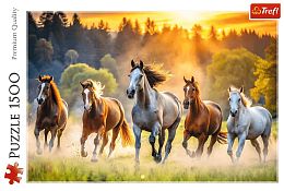 Trefl Puzzle 1500 pieces: Wild Horses
