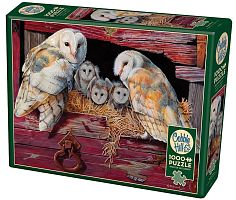 Cobble Hill puzzle 1000 pieces: Owl's nest