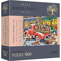 Wooden Trefl Puzzle 1000 pieces: Santa's Helpers