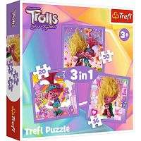Puzzle Trefl 20#36#50 details: Meet the funny trolls