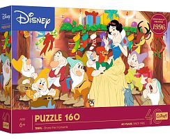Trefl Puzzle 160 pieces: 40 years of Trefl - Snow White and the Seven Dwarfs before Christmas