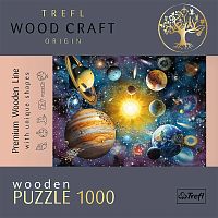 Wooden Trefl 1000 Pieces Puzzle: A Journey through the Solar System