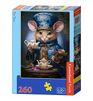 Castorland 260 puzzle pieces: Tea Time. Mouse