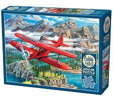 Puzzle Cobble Hill 500 parts: Biplane aircraft