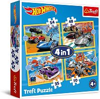 Trefl Puzzle 35#48#54#70 details: Hot Wheels Cars