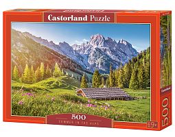 Puzzle Castorland 500 items: Summer in the Alps