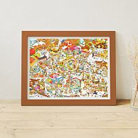 Pintoo puzzle 1200 pieces: Peiji. Forest Market