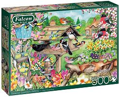 Falcon 500 Puzzle details: Garden birds in spring