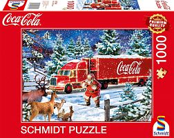 Schmidt 1000 Piece Puzzle: Coca Cola Christmas Truck