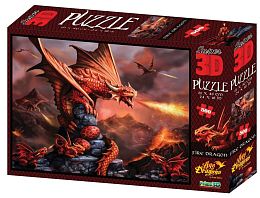 PRIME 3D puzzle 500 items: Fire dragon