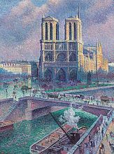 Puzzle Pomegranate 1000 pieces: Maximilian Luce: Notre Dame