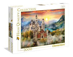 Puzzle Clementoni 2000 details: the Castle in the mist