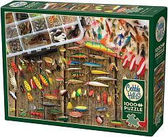 Cobble Hill Puzzle 1000 Pieces: Fishing Lures