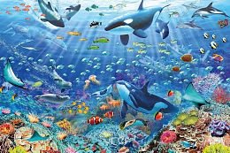 Ravensburger 3000 Puzzle pieces: A colorful underwater world