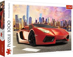 Puzzle Trefl 1000 pieces: Red car