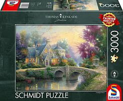 Schmidt puzzle 3000 pieces: Evening mood. Thomas Kinkade