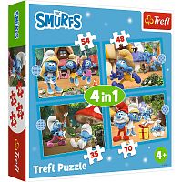 Trefl 35#48#54#70 Puzzle Pieces: Smurf Village