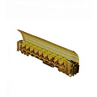 A sleeping car. Epoch IV. Prefabricated model made of cardboard. Scale 1/87-Smart Paper (295-2)