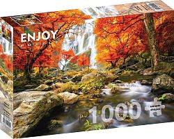 Enjoy 1000 Pieces Puzzle: Autumn Waterfall