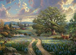 The 1000-piece Schmidt Puzzle: Country life. Thomas Kincaid (MARKDOWN)