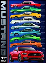 Eurographics 1000 pieces Puzzle: 50 years of Ford Mustang
