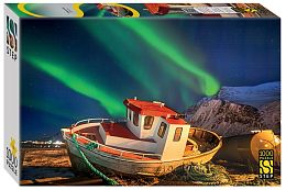 Step puzzle 1000 pieces: Northern Lights