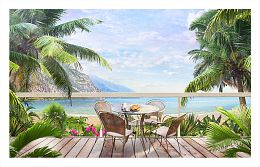 Pintoo 1000-piece Puzzle: Breakfast on the beach