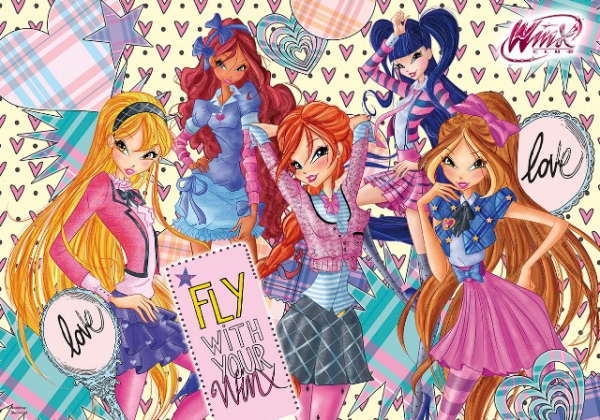 Puzzle Castorland 500 items: Winx. Create your own style В-50140