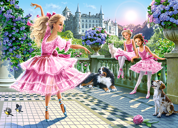 Puzzle Castorland 180 parts: Ballerina В-018222