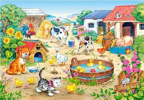 Puzzle Castorland 60 details: Farm В-06489