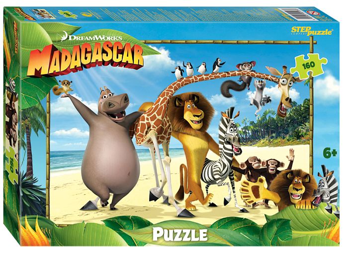 Puzzle Step 160 details: Madagascar 3 (DreamWorks, Multi) 94103