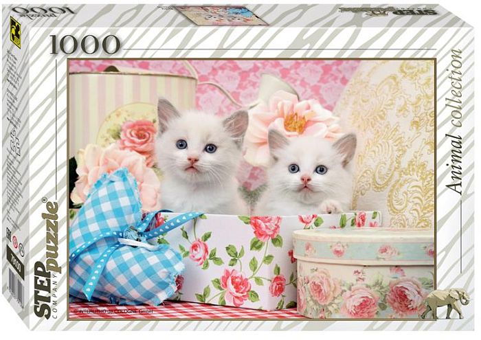 Step puzzle 1000 pieces: Kittens 79100