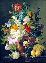 Puzzle Clementoni 1000 pieces: van Dal. Vase with flowers